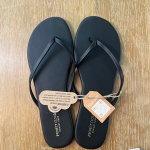 Project Cloud Flip Flops Women Memory‎ Foam Lightweight Non-Slip Sandals Size 10